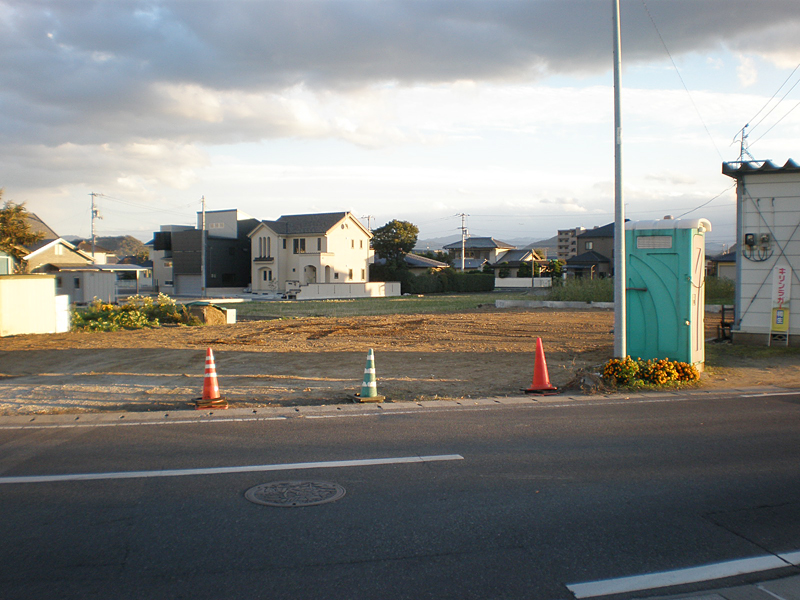 工事が終わり更地になったイメージ画像