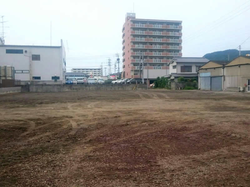 工事が終わり更地になったイメージ画像