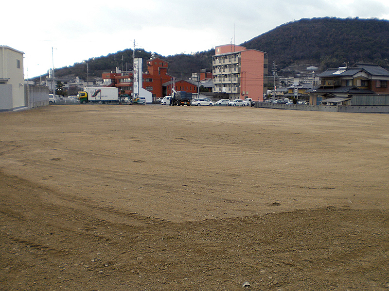 工事が終わり更地になったイメージ画像